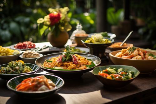 泰式风味菜品泰国餐饮文化 海报 下载至来源处
